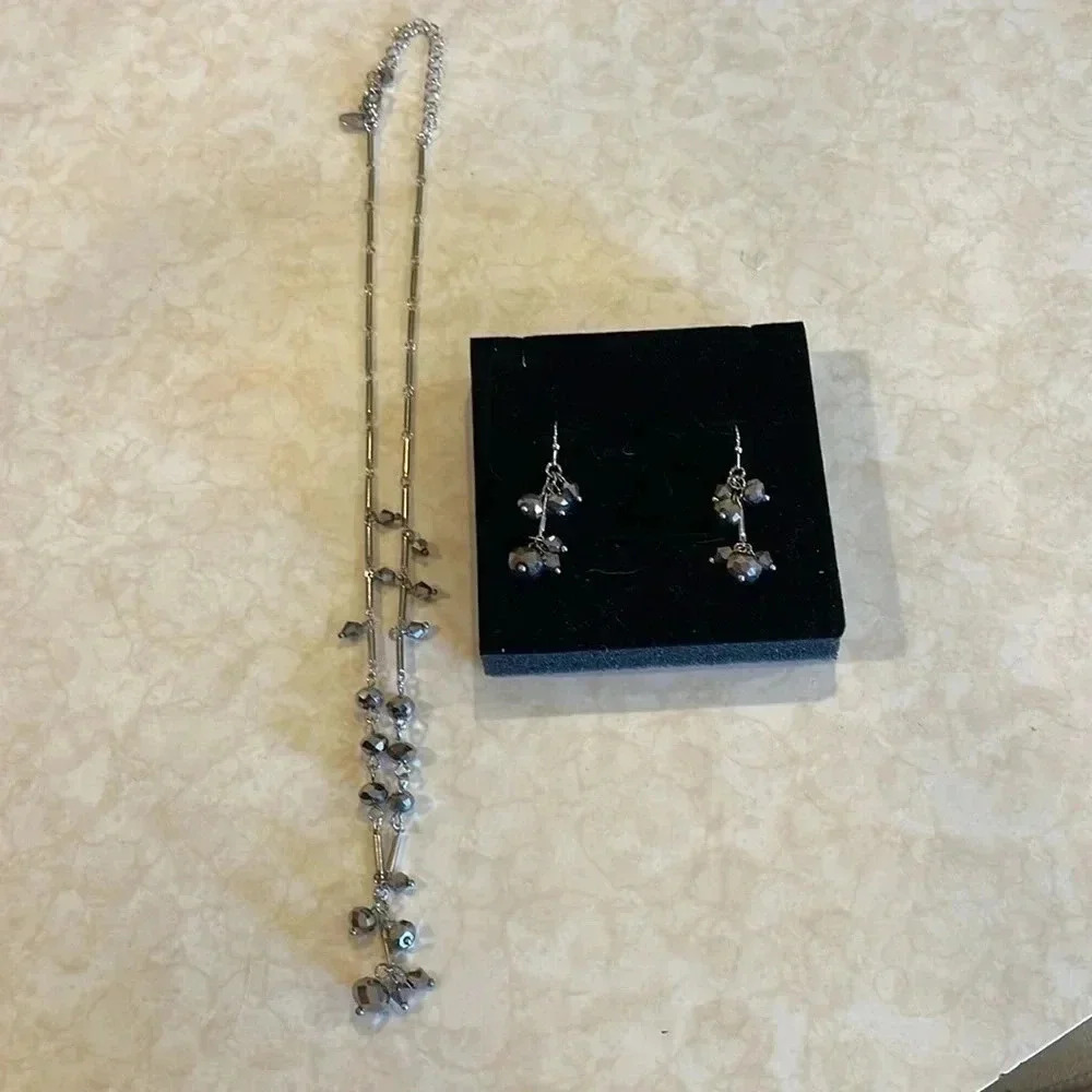 Lia Sophia, Mid Summer, Necklace and Earring Set, Never Worn